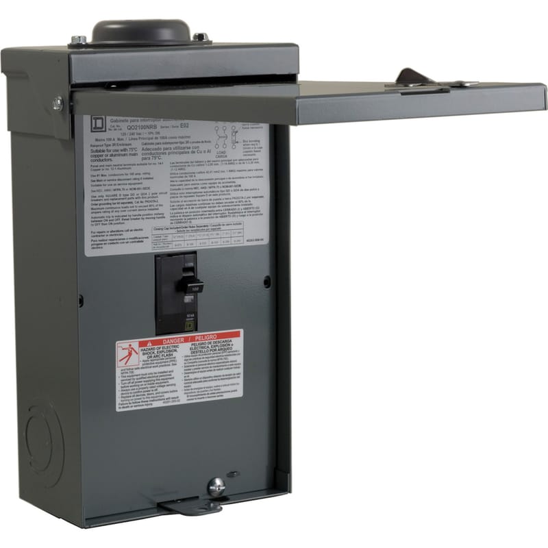 Square D QO2100NRBCP QO 100 amps Plug In 2-Pole Circuit Breaker