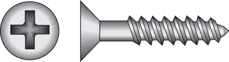 Hillman 39269 No. 10 X 2-1/2 in. L Phillips Black Phosphate Twin Thread Cabinet Screws 1 pk
