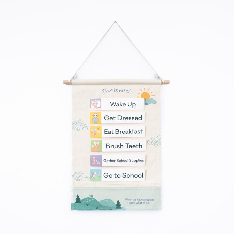 Slumberkins SET-WALLHANG Routines Visual Schedule Multicolored 18 pc