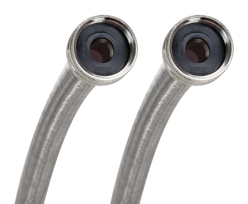 Fluidmaster 9WM60P2HE 3/4 in. Hose X 3/4 in. D Hose 60 in. Stainless Steel Washing Machine Supply Line