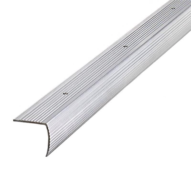M-D Building Products 78105 1.125 in. H X 1.125 in. W X 72 in. L Prefinished Silver Aluminum Stair Edge