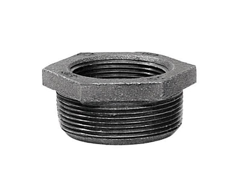 Anvil 8700131157 1-1/2 in. MPT X 1 in. D FPT Galvanized Malleable Iron Hex Bushing