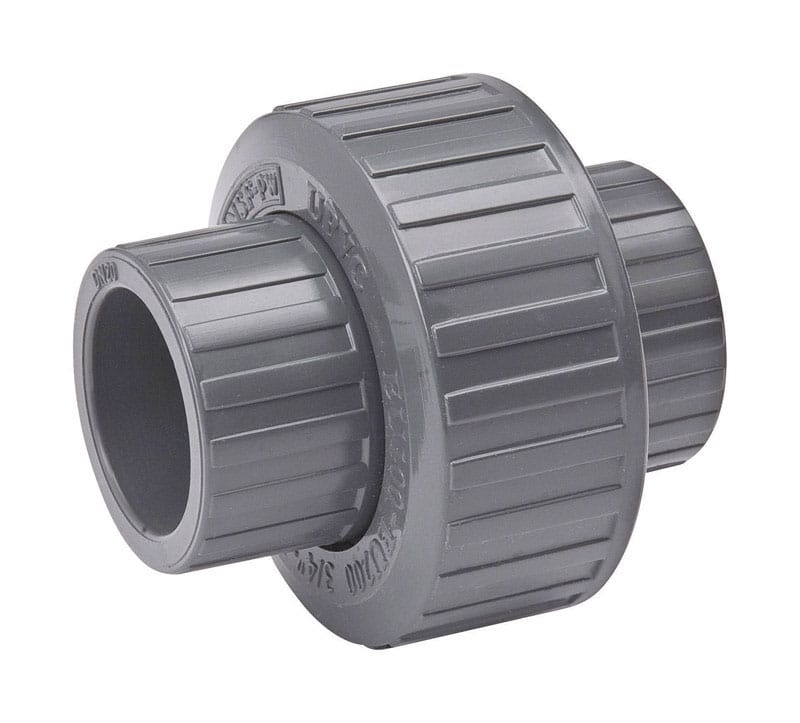 B&K 164-603 ProLine Schedule 80 1/2 in. Solvent X 1/2 in. D Solvent PVC 2.25 in. Union 1 pk