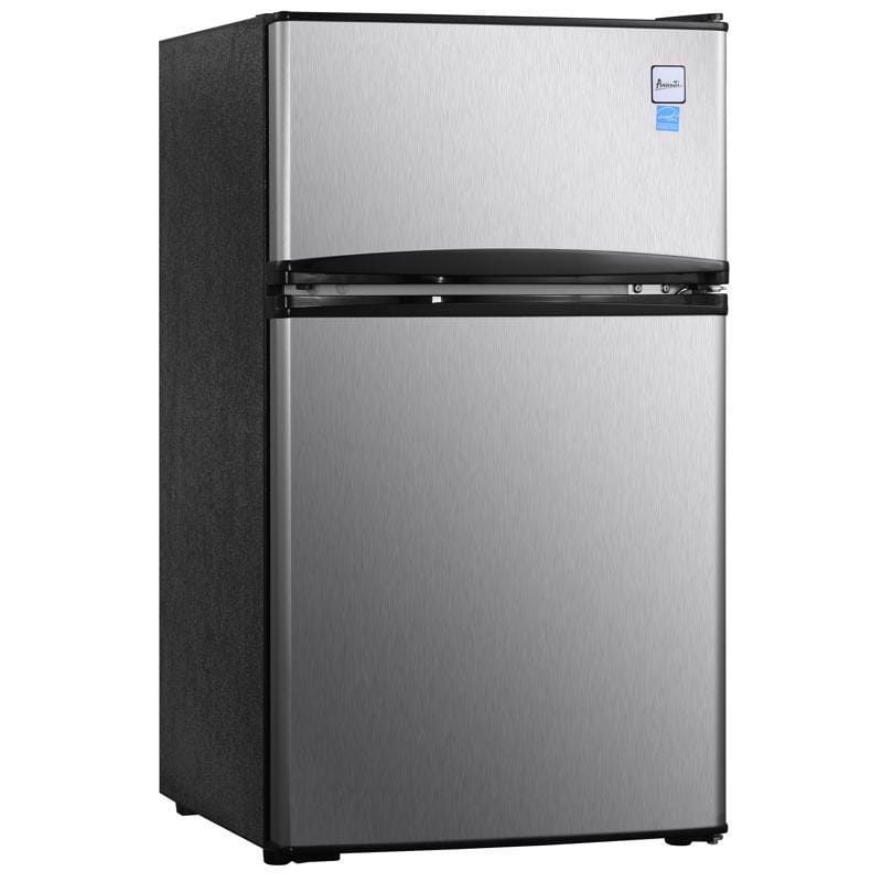 Avanti RA31B3S 3.1 cu ft Black/Silver Stainless Steel Compact Refrigerator 320 W