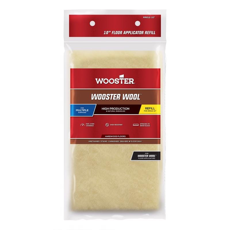 Wooster RR612-10 Refill 10 in. W 1/2 in. Floor Applicator For Smooth Surfaces