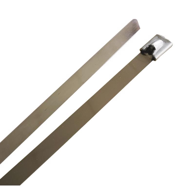 Home Plus LH-SS-H-360-14 14 in. L Silver Ball Lock Cable Tie 5 pk