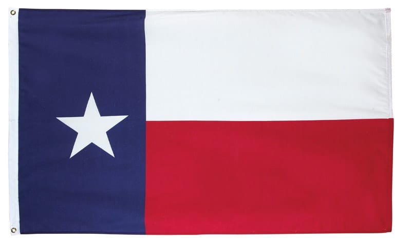 Valley Forge TXX-1 Texas State Flag 36 in. H X 60 in. W