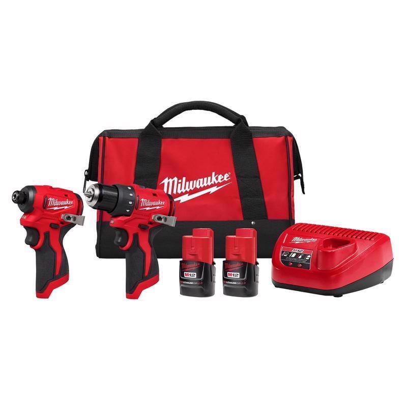 Milwaukee 3494-22 M12 Cordless Brushless 2 Tool Combo Kit