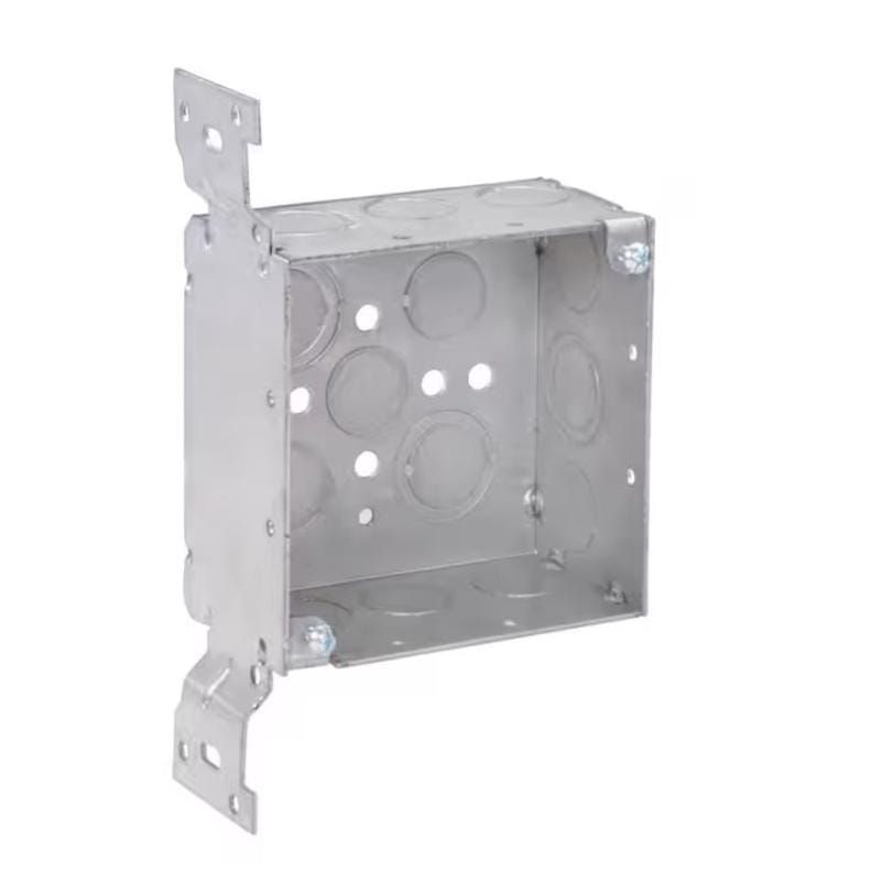 Southwire 52171-FS-UPC New and Old Work 30.3 cu in Square Galvanized Steel Electrical Box Silver