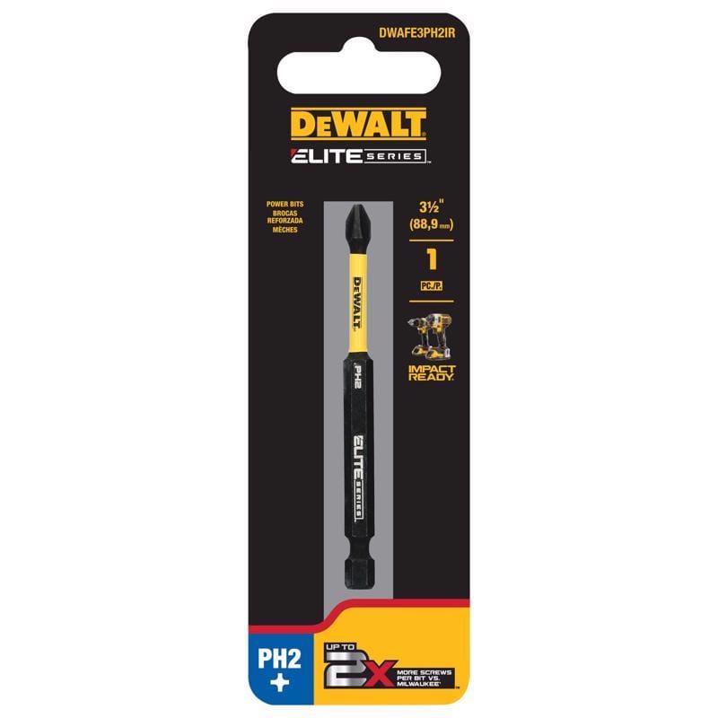 Dewalt DWAFE3PH2IR ELITE SERIES Phillips #2 X 3-1/2 in. L Power Bit Steel 1 pc