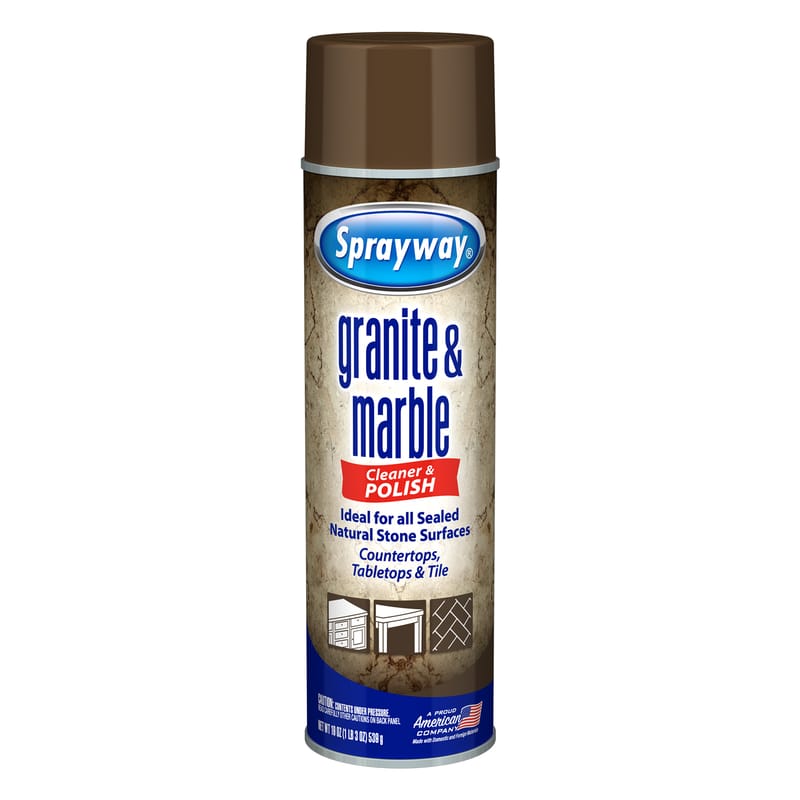 Sprayway 1000037625 Granite and Marble Cleaner 19 oz Spray
