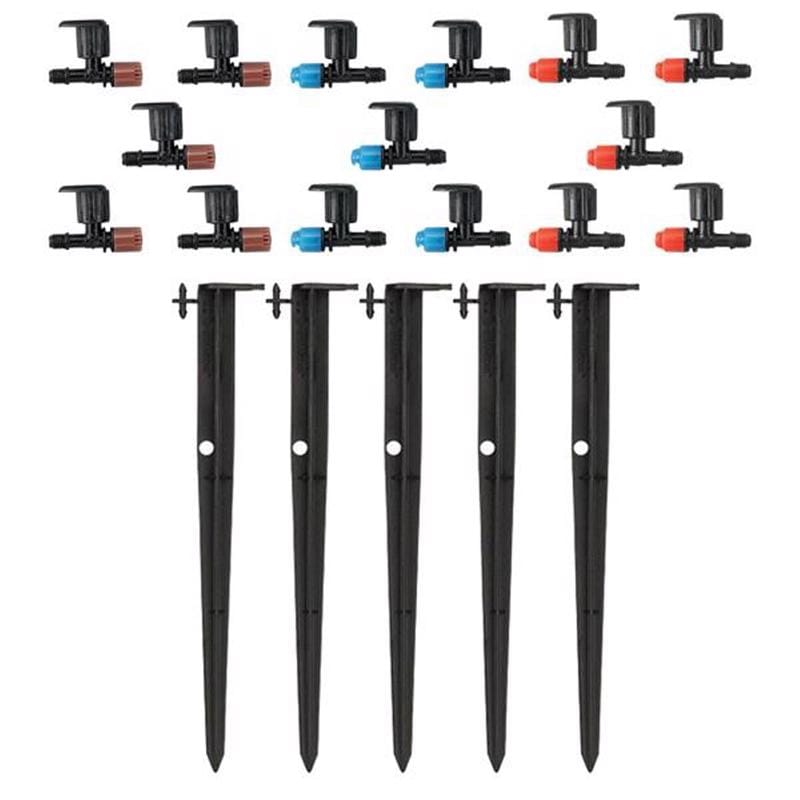 Orbit 65140 Full-Circle Drip Irrigation Micro Sprinkler on Stake 29 gph 5 pk