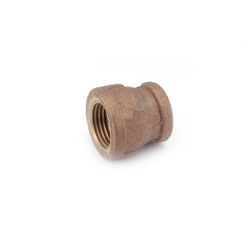 Anderson Metals 738119-0602 3/8 in. FPT in. X 1/8 in. D FPT Red Brass Reducing Coupling