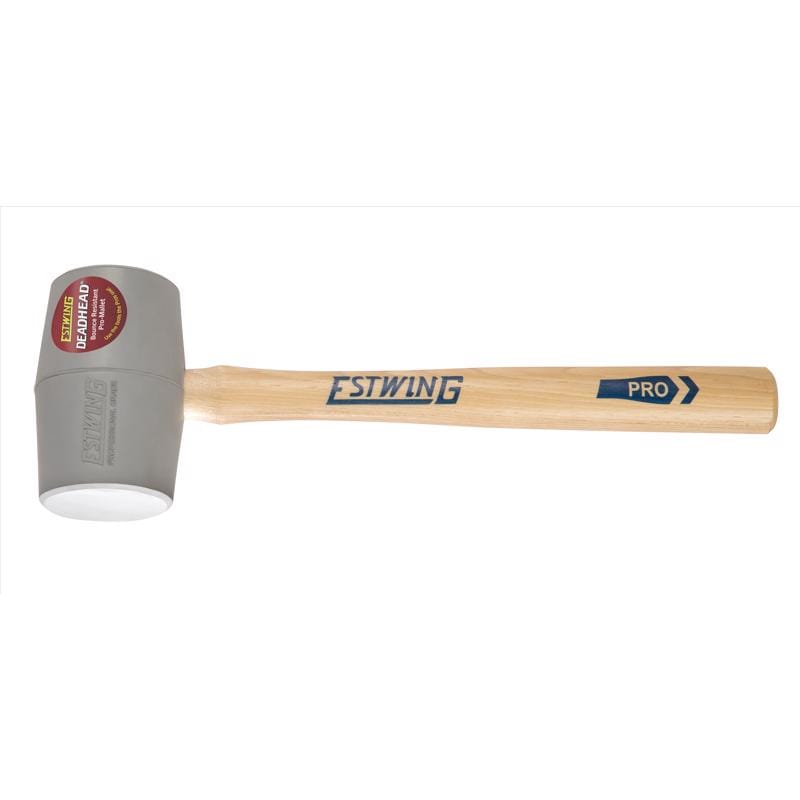 Estwing DH-18N Deadhead 18 oz Mallet Rubber Head Wood Handle
