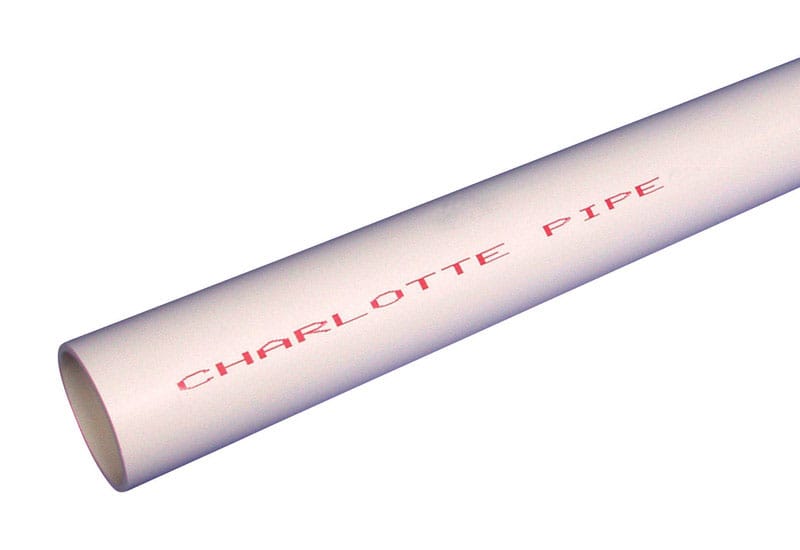 Charlotte Pipe PVC 04007 1000H Schedule 40 PVC Pipe 3/4 in. D X 5 ft. L Plain End 480 psi