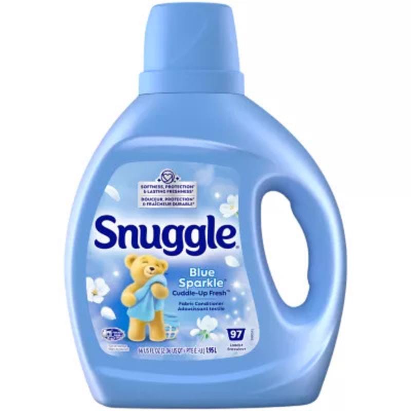 Snuggle 2990240 Blue Sparkle White Floral & Citrus Scent Fabric Softener Liquid 66 oz 1 pk
