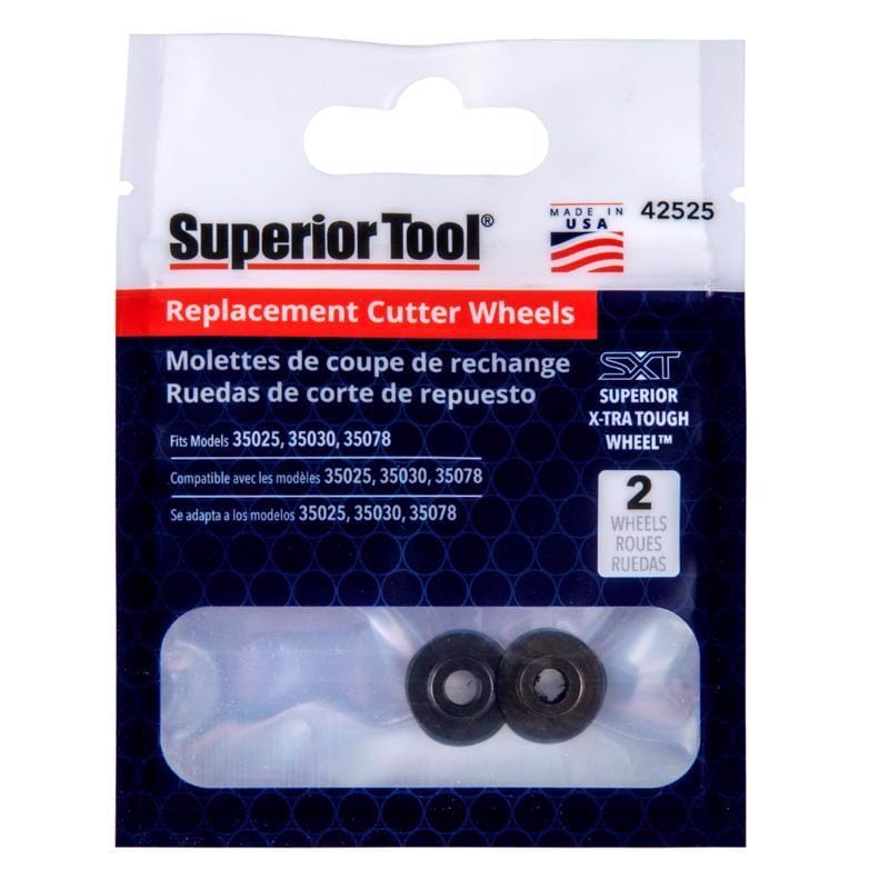 Superior Tool 42525 Replacement Cutter Wheel Black