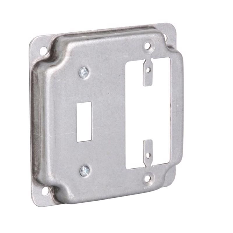 Southwire G1948-UPC Square Steel 2 gang 4 in. H X 4 in. W Box Cover