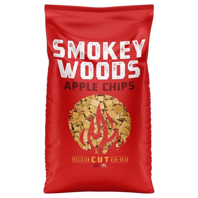 Smokey Woods SW-20-10-192 All Natural Apple Wood Smoking Chips 192 cu in