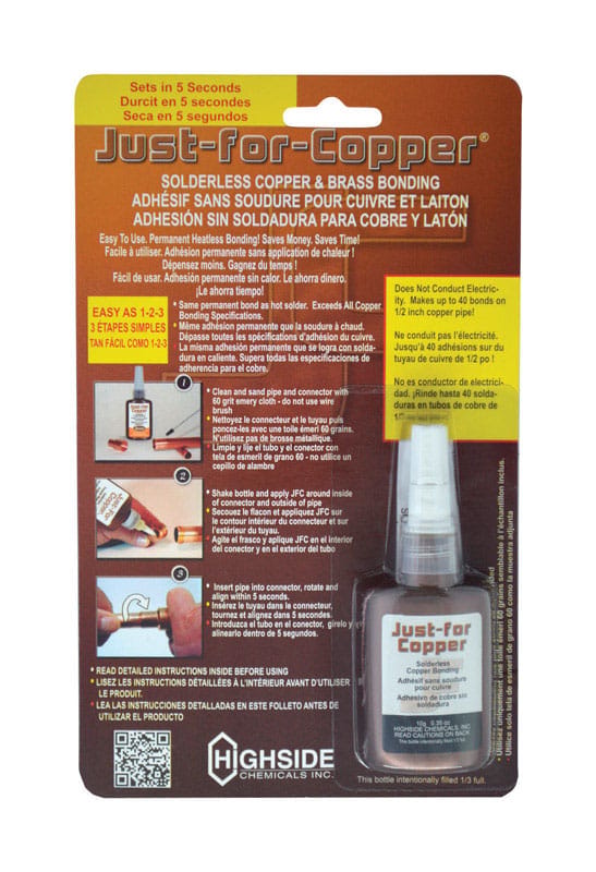 Highside Chemicals 31010 Just For Copper 0.35 oz Copper Bonding 1 pc