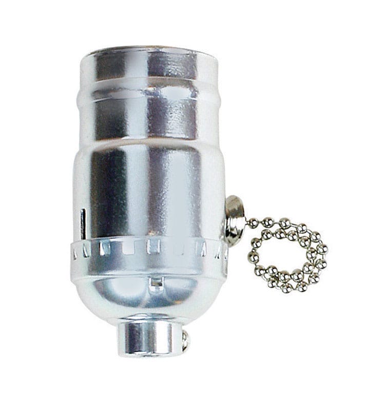Jandorf 60404 Metal Medium Base Pull Chain Socket 1 pk
