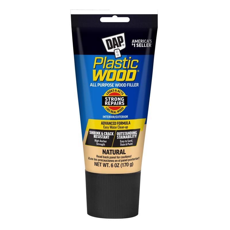 Dap 7079800581 Plastic Wood Natural Wood Filler 6 oz