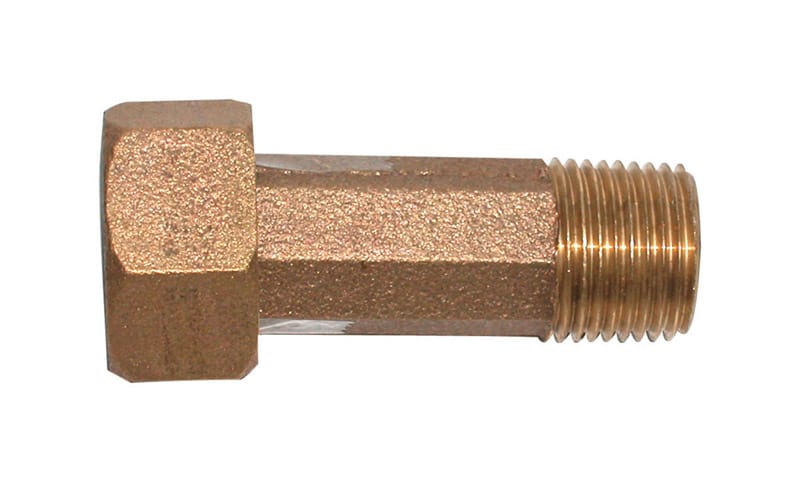 Legend Valve 313-134NL 3/4 in. MNPT Pattern X 3/4 in. D AWWA Bronze Meter Coupling