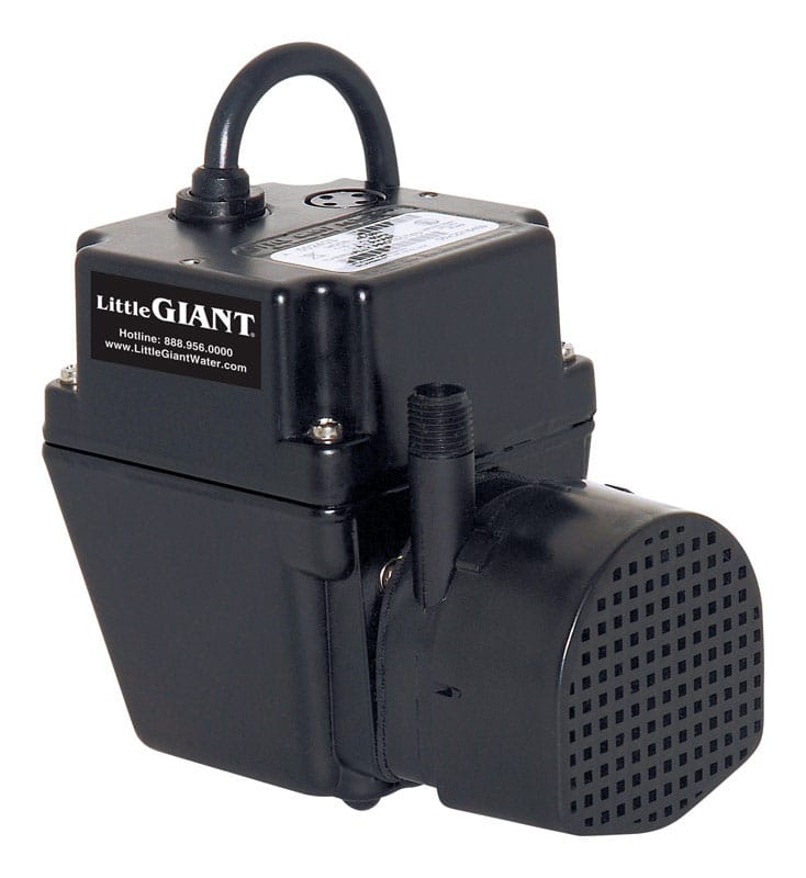 Little Giant 502375 1/40 HP 300 gph Aluminum Switchless Switch AC Submersible Utility Pump