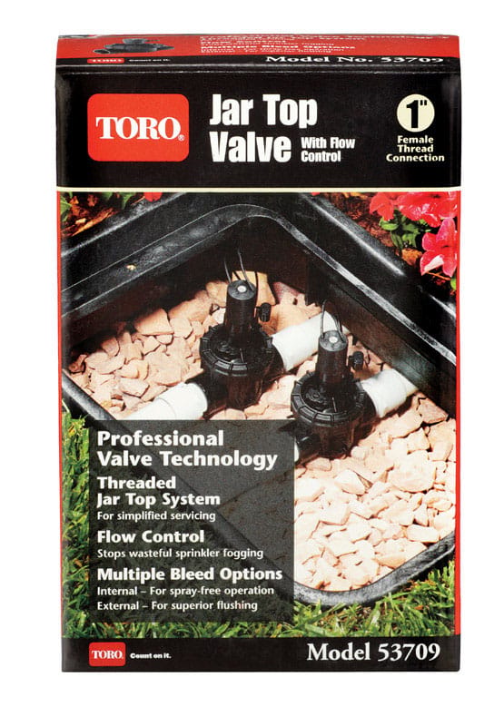 Toro 53709 Jar Top Valve with Flow Control 1 in. 150 psi