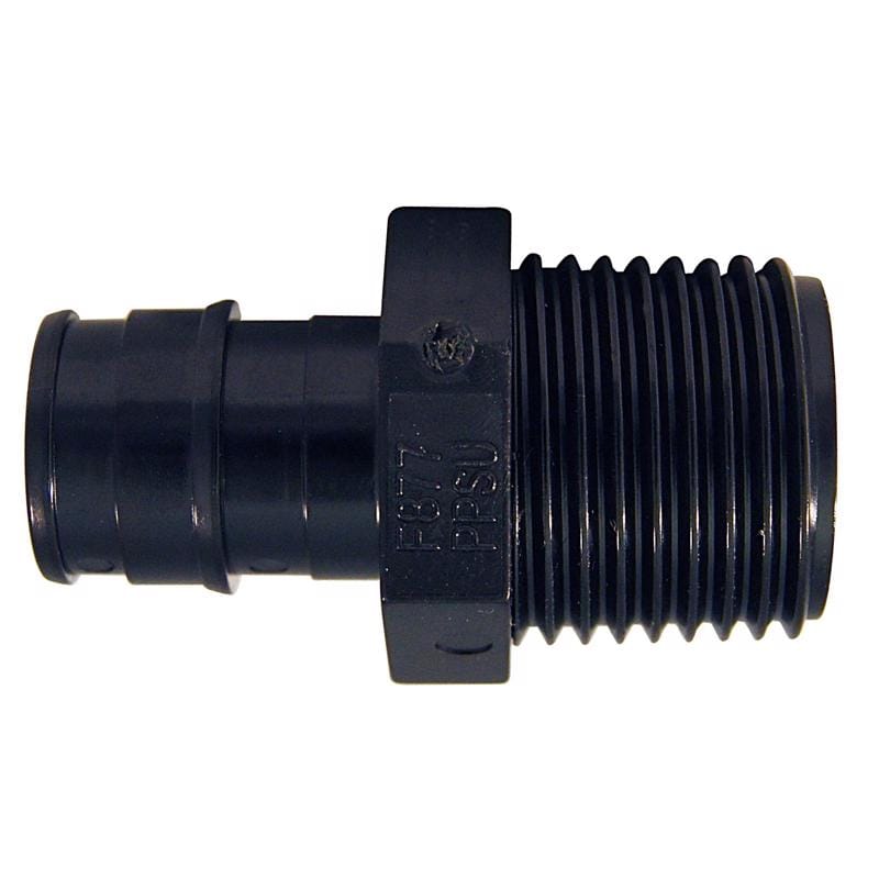 Apollo EPXPAM1210PK Expansion PEX / Pex A 1/2 in. Expansion PEX in to X 1/2 in. D MPT Plastic Male Adapter