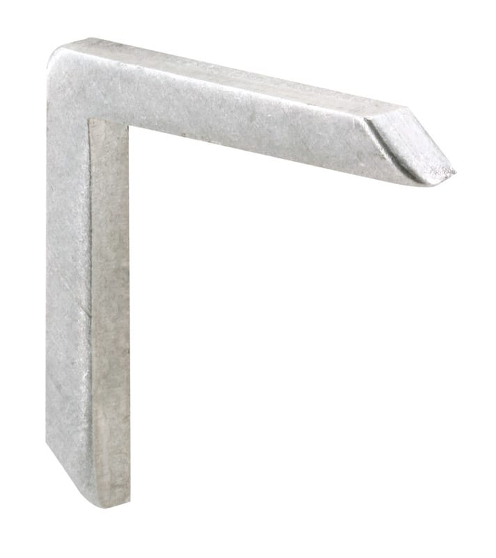Prime-Line PL15030 White Aluminum 3/16 in. W X 3/16 in. L Window Frame Corner 1 pk