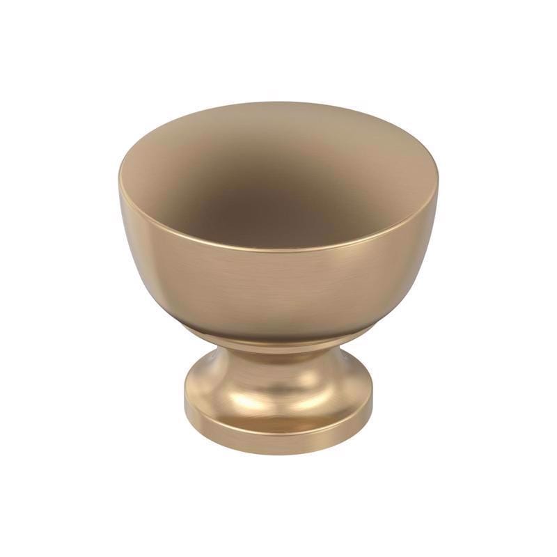 Amerock BP37022CZ Chalice Transitional Round Cabinet Knob 1.25 in. D 1.25 in. Champagne Bronze 1 pk