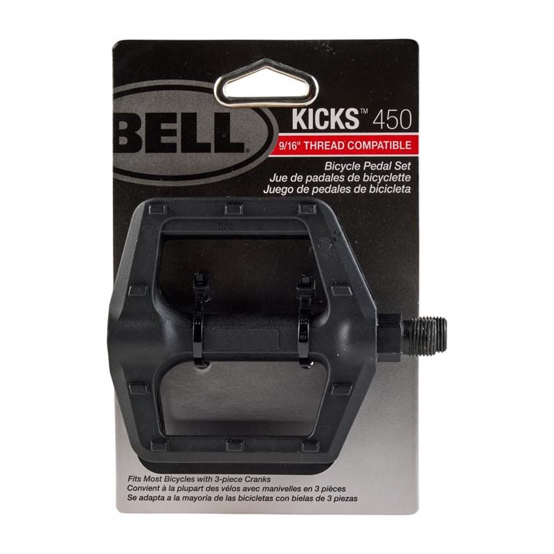 Bell Sports 7161902 Aluminum/Reinforced Plastic Bike Pedal Black