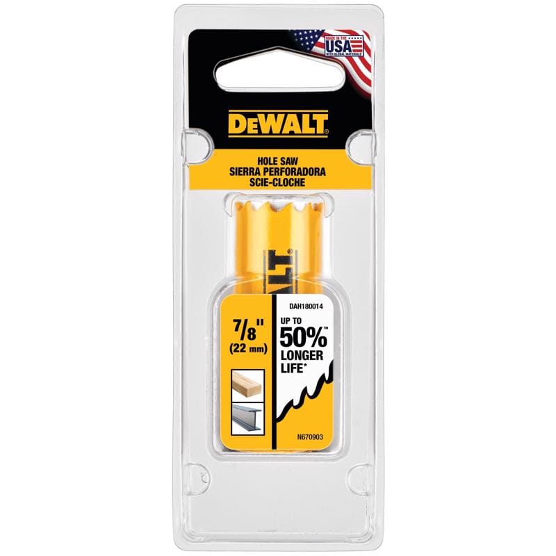 Dewalt DAH180014 7/8 in. Bi-Metal Hole Saw