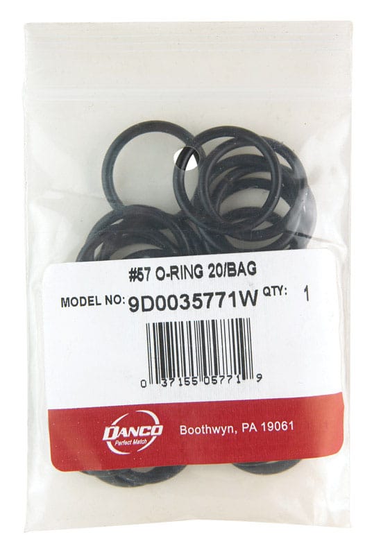 Danco 35771W 1 in. D X 0.81 in. D Rubber O-Ring 20 pk