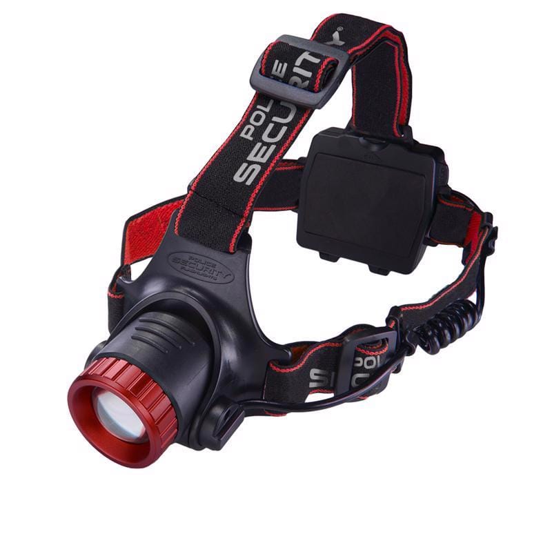 Police Security 98070 Lookout 1000 lm Black LED Head Lamp AA Battery