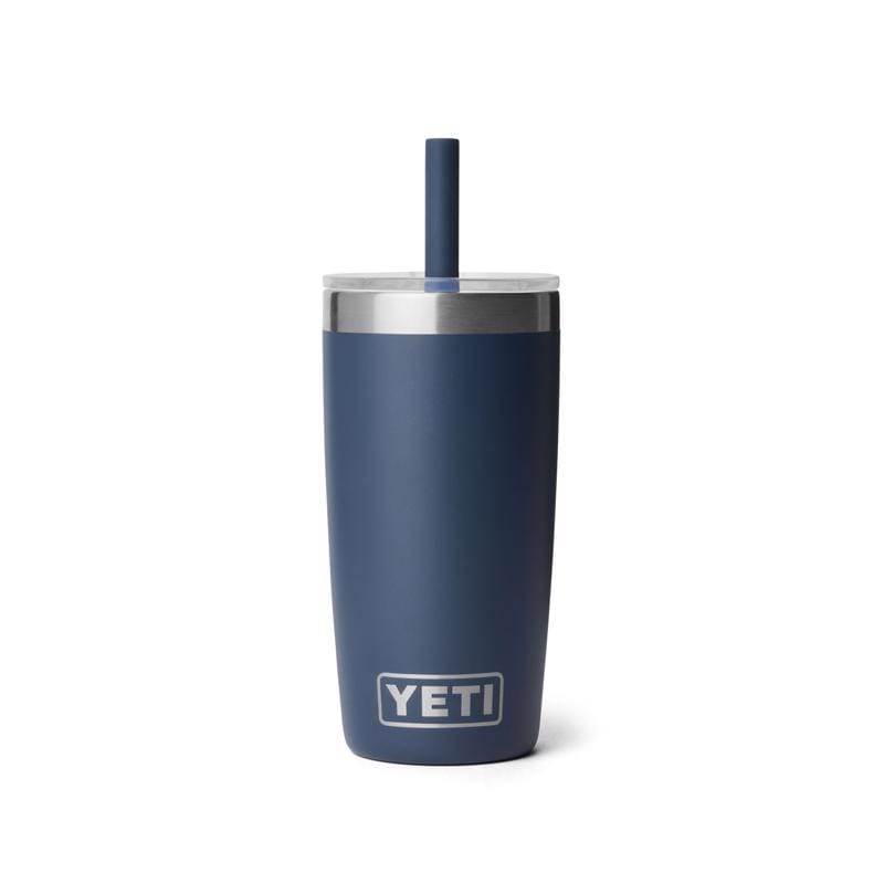 Yeti 21071506959 Rambler Jr. 10 oz Navy BPA Free Kids Cups with Silicone Straw