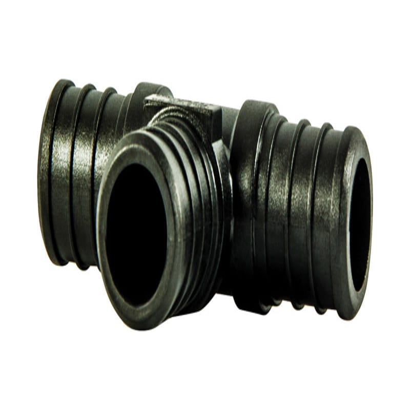 Flair-It 32827 Ecopoly 3/4 in. PEX Barb X 3/4 in. D PEX Barb Plastic Tee