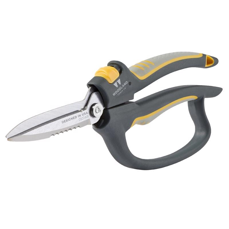 Woodland Tools 01-1003-100 5 in. Stainless Steel Serrated Utility Shears