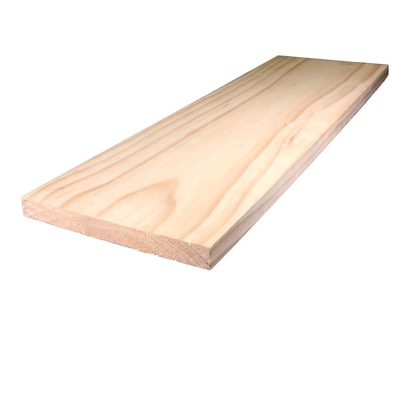 Alexandria Moulding 0Q1X8-20048C 1 in. X 8 in. W X 4 ft. L Pine Board #2/BTR Premium Grade