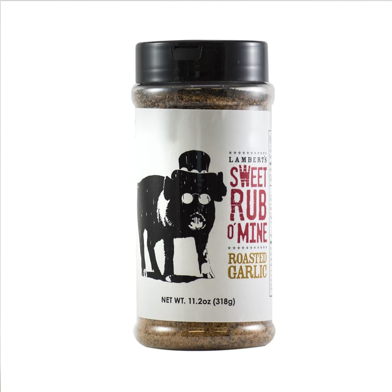 Lambert's SS02071 Sweet Rub O'Mine Roasted Garlic BBQ Rub 11.2 oz