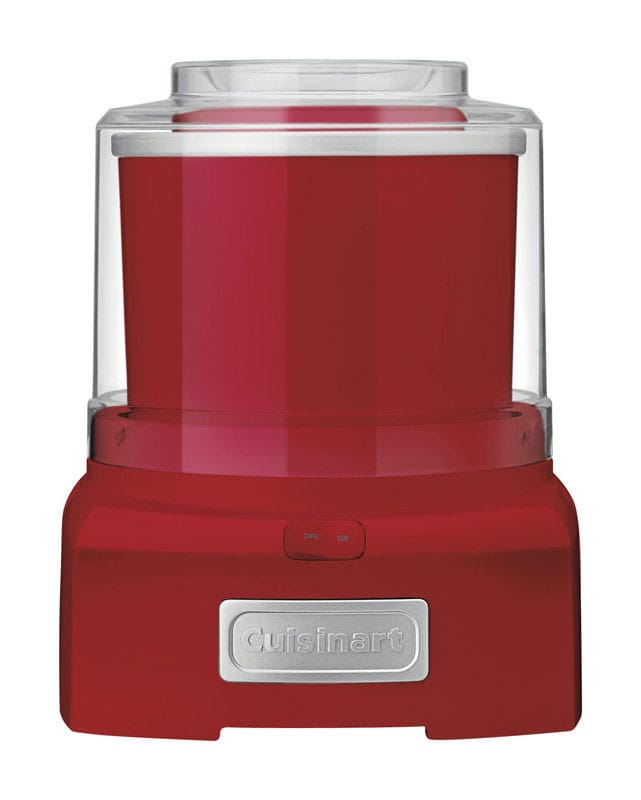 Cuisinart ICE-21RP1 Red 1.5 qt Ice Cream Maker 11.26 in. H X 9.06 in. W X 9.17 in. L
