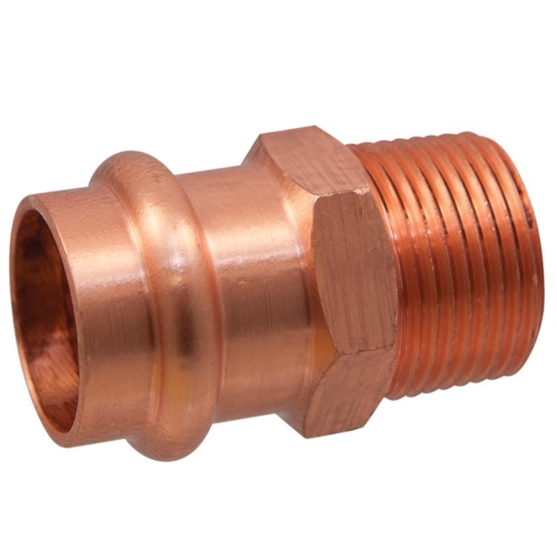 Nibco 9031350PCU 1 in. CTS X 1 in. D Male Copper Coupling 1 pk
