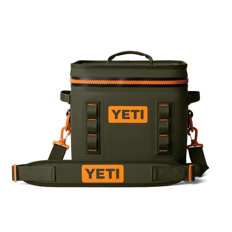 Yeti 18060132301 Hopper Flip 12 King Crab Orange/Olive 12 qt Soft Sided Cooler