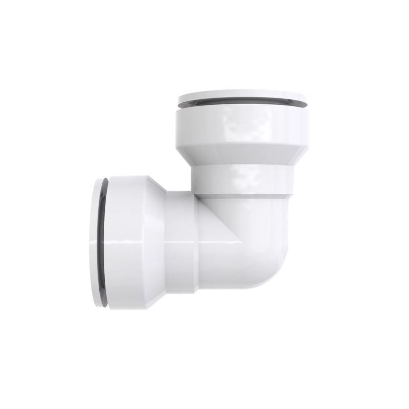 Keeney 47IPK Insta Plumb 1-1/2 in. D Plastic 90 Degree Coupling