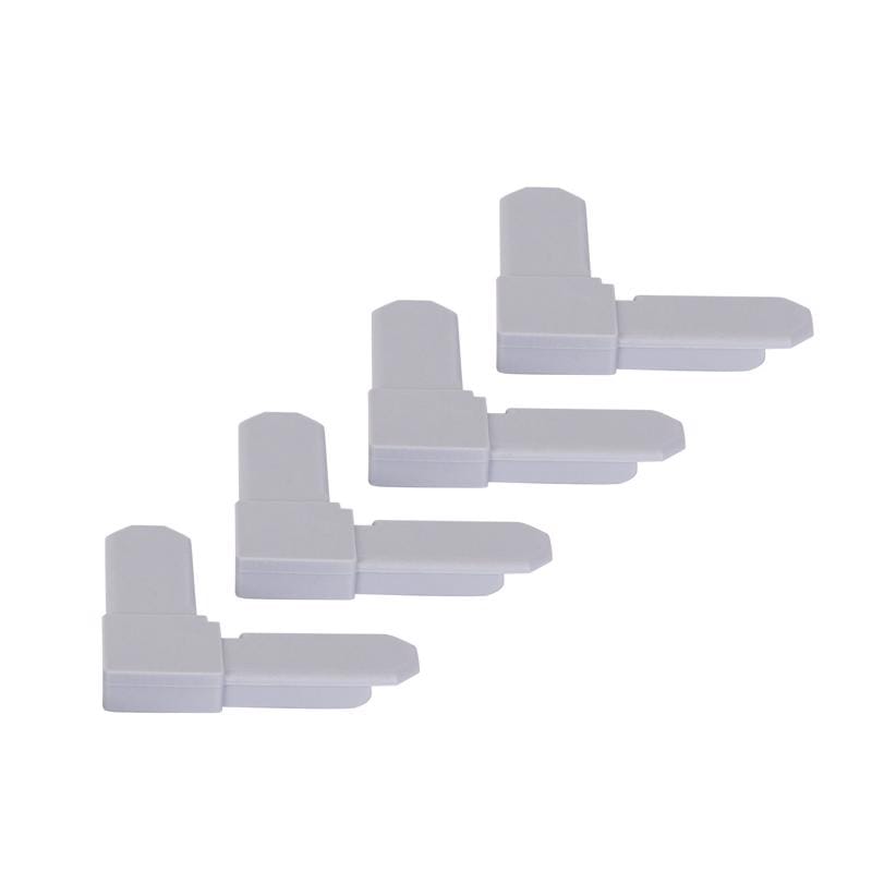 M-D Building Products 58627-P Gray Plastic Frame Corners 5/16 in. H 100 pk