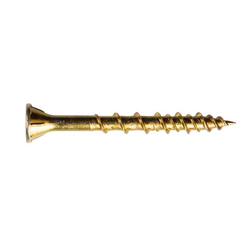 Simpson Strong-Tie WSV212S Strong-Drive No. 9 X 2-1/2 in. L T25 Yellow Zinc High/Low WSV Subfloor Screws 1 p
