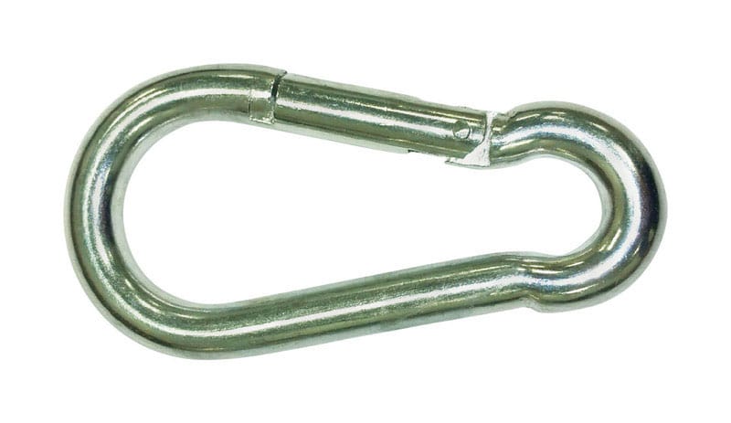 Baron 2450-12SM 1/2 in. D X 5-1/2 in. L Zinc-Plated Steel Spring Snap 600 lb