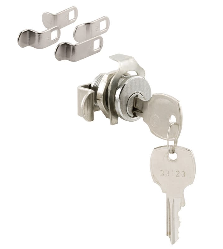 Prime-Line S 4573 Brushed Nickel Steel Counter Clockwise Mailbox Lock 2