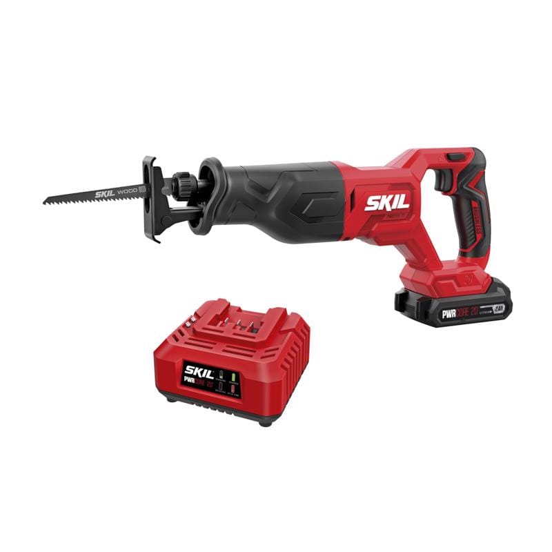 Skil RS5870B-10 20V Pwr Core Cordless Brushless Reciprocating Saw Kit (Battery & Charger)